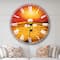 Designart 'Bright Sun In Flower Traditional Wall Clock